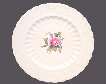 Antique Spode's Jewel Billingsley Rose Salad Plate, England. Spode red mark.