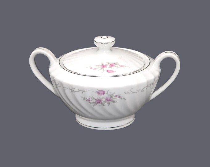 Fine China of Japan Chateau Rose covered sugar bowl.