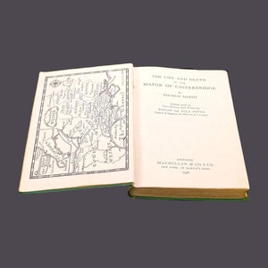 Thomas Hardy Life & Death of the Mayor of Casterbrücke gebundenes Buch. Wessex Novels. MacMillan Scholars Bibliothek. Bedruckt aus Großbritannien.