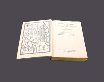 Thomas Hardy Life & Death of the Mayor of Casterbridge hardcover book. Wessex Novels. MacMillan Scholar's Library. Printed UK.