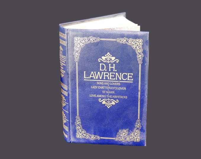 DH Lawrence Collection hardcover book 1986. William Clowes | Heinemann. Faux leather embossed covers, gilt-edged pages.
