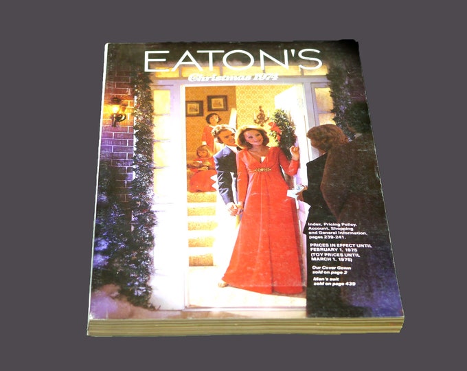 Eatons 1970s catalogues. Fall and Winter, Spring and Summer, Christmas Wishbook issues. Sold individually.