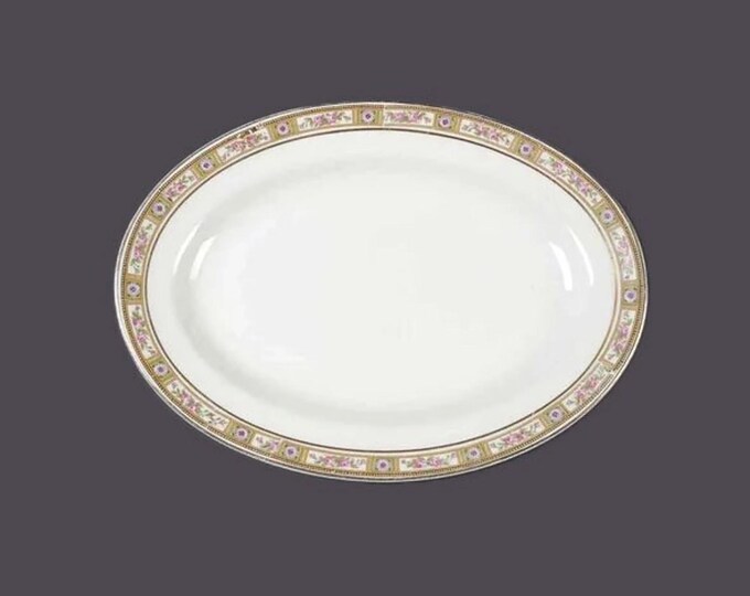Antique Edwardian Age Johnson Brothers Ormsby oval platter made in England.