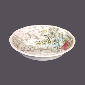 Vintage Alfred Meakin Home Pastures Oval Serving Bowl Made in 