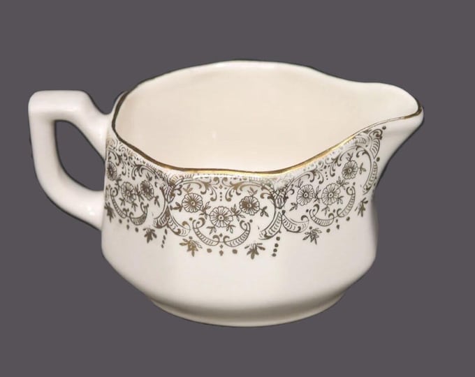 Vintage Canonsburg Golden Fragrance creamer or milk jug made in USA.