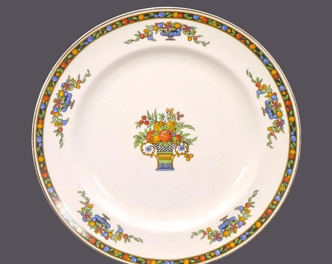 Antique Edwardian Age Johnson Brothers Marjorie salad plate. Pareek ironstone made in England. Sold individually.