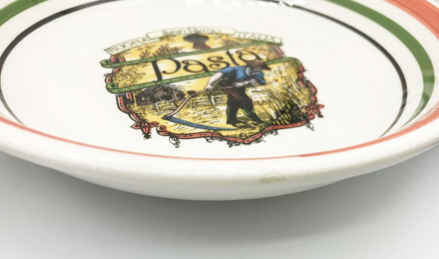 Set of Himark Tre Ci San Remo Buona Italia pasta bowls made in Italy. Choose set size. Flaws