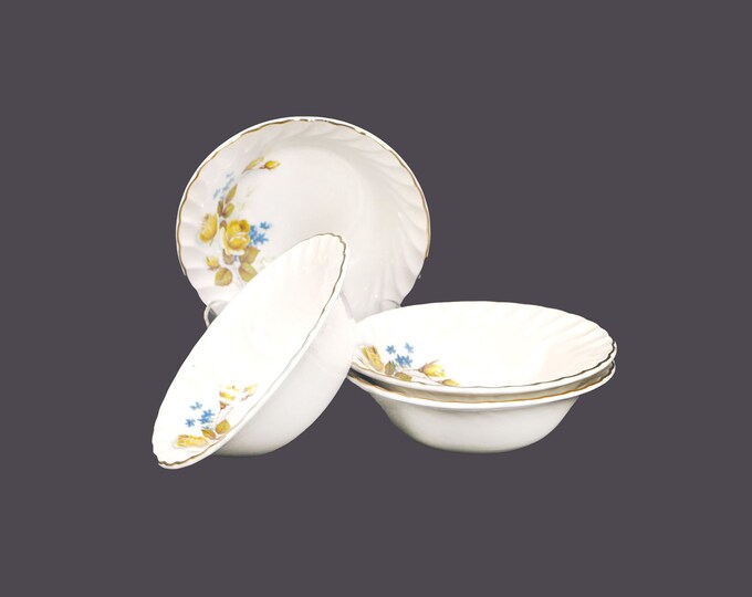 Ridgway Favourite Rose coupe cereal bowls made in England. Choose quantity below.