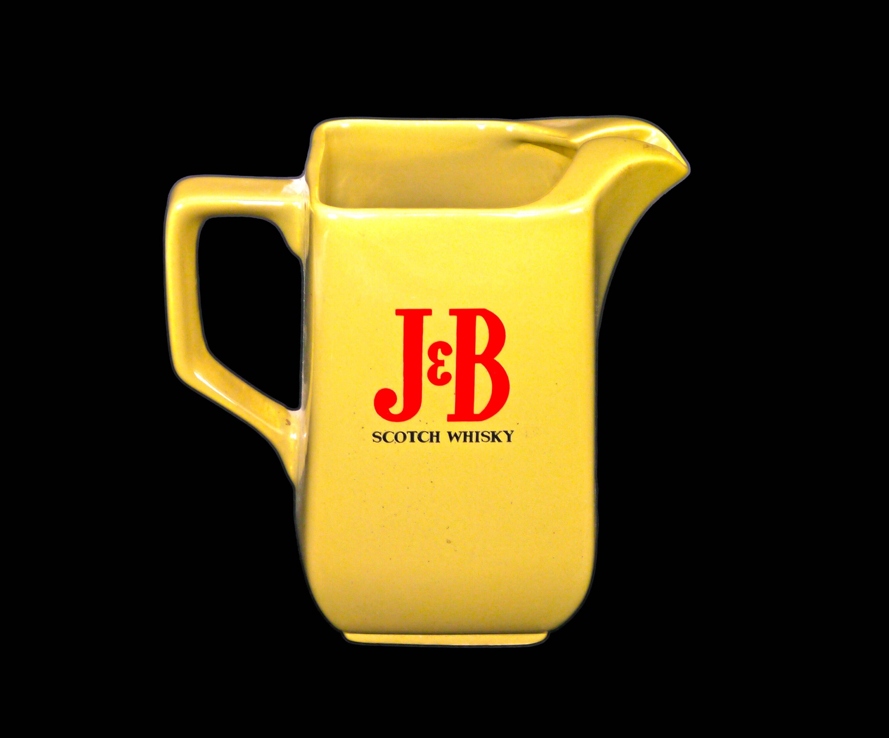 J&B Justerini and Brooks Scotch Whisky water or soda jug pitcher