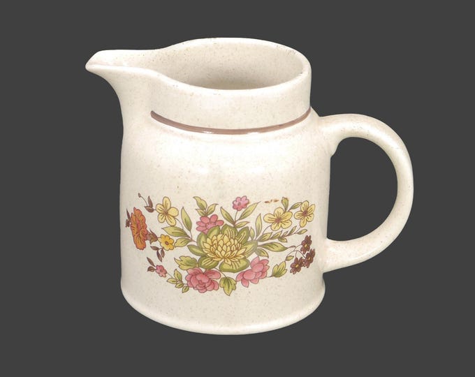 Royal Doulton Gaiety LS1014 stoneware creamer jug. Lambethware stoneware made in England.