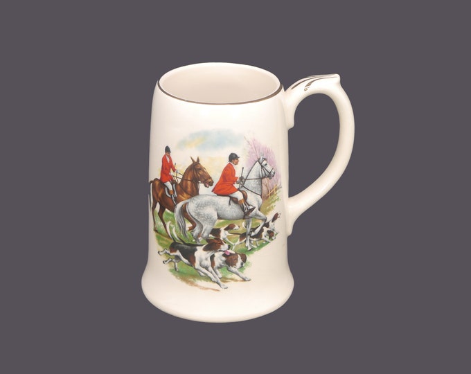 Sadler The Huntsman stein or tankard. English fox hunt scene. Made in England.