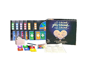 Vintage 1988 I Think, You Think, I Think Board Game, Complete