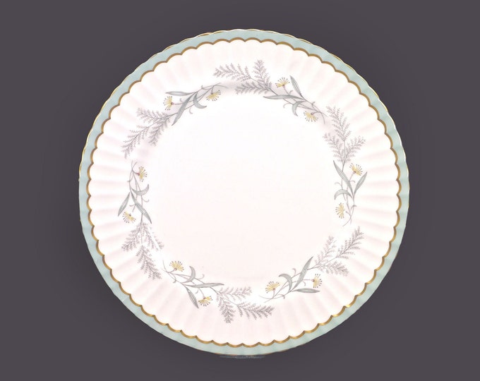 Paragon Sylvan Z1482 large dinner plate. Bone china made in England. Similar to Paragon Athens. Sold individually.