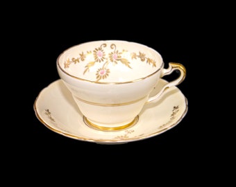 Wellington Bone China 7963 cup and saucer set made in England.