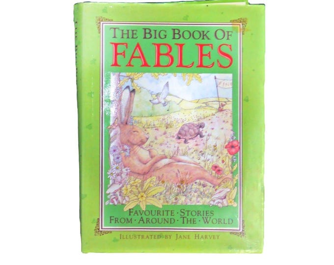 The Big Book of Fables hardcover children's book. Lamboll House, London UK.