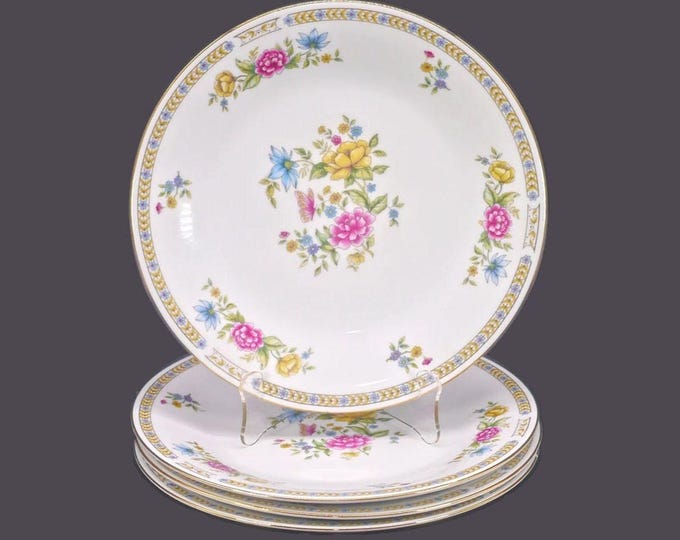 Four Liling Ling Rose large dinner plates.