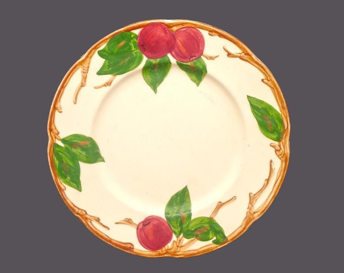 Franciscan Apple stoneware salad plate. Vintage stoneware made in USA. Sold individually.