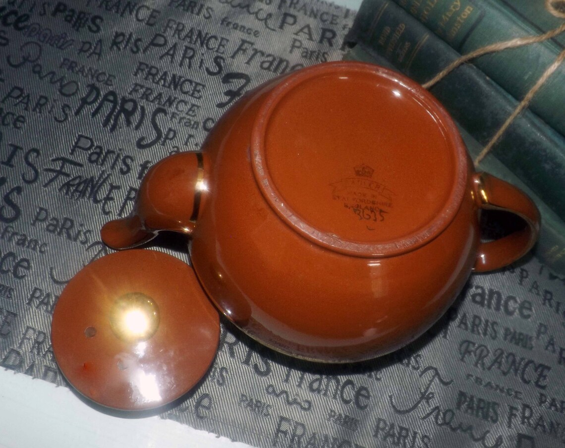 Early midcentury 1940s Sadler Brown Betty teapot with a Etsy
