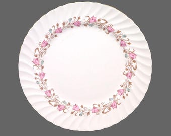 Vintage Foley Harebell dinner plate. Bone china made in England.