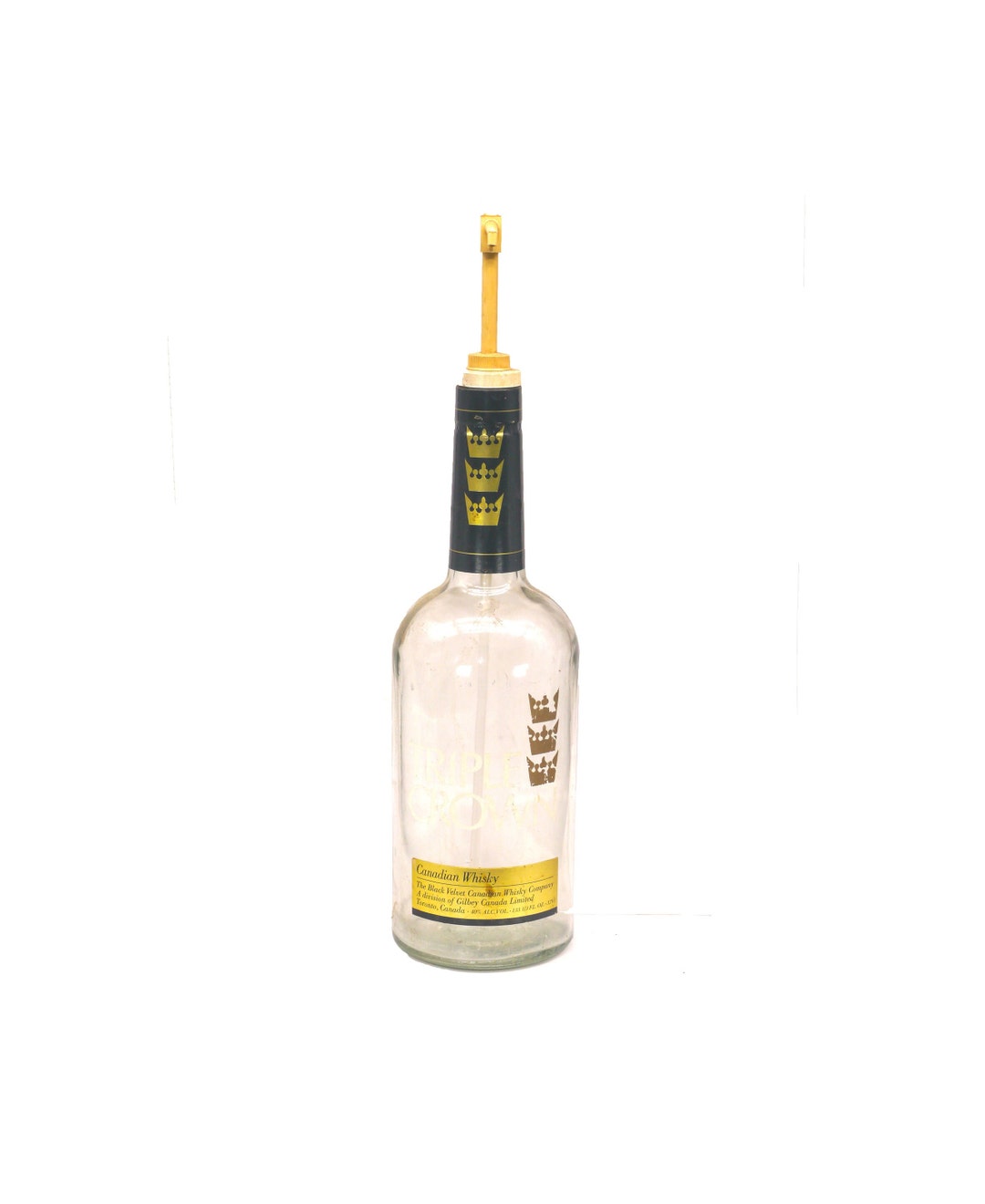 Triple Crown Canadian Rye Whisky 1 Gallon Bottle empty With Dispenser ...