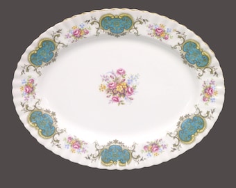 Vintage Royal Albert Berkeley oval platter. Bone china made in England.