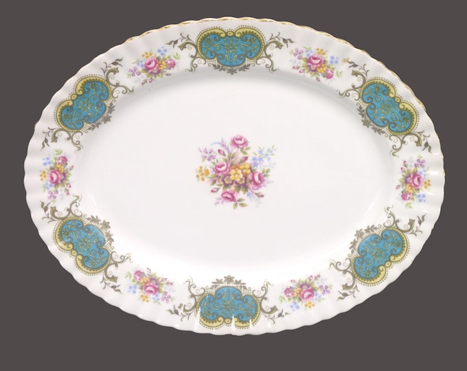 Vintage Royal Albert Berkeley oval platter. Bone china made in England.