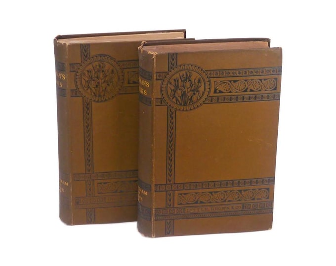 Pair of antiquarian books Volumes 1 & II of Parkman's Works Montcalme and Wolfe. Francis Parkman. France England in North America.