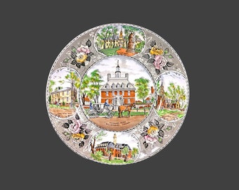 Adams China | Jonroth souvenir plate. Governor's Palace, VA. Old English Staffordshire Ware.
