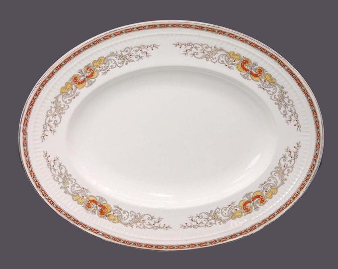 John Maddock Kingsley oval platter. Embassy ironstone made in England.