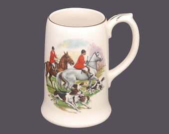 Sadler The Huntsman stein or tankard. English fox hunt scene. Made in England.