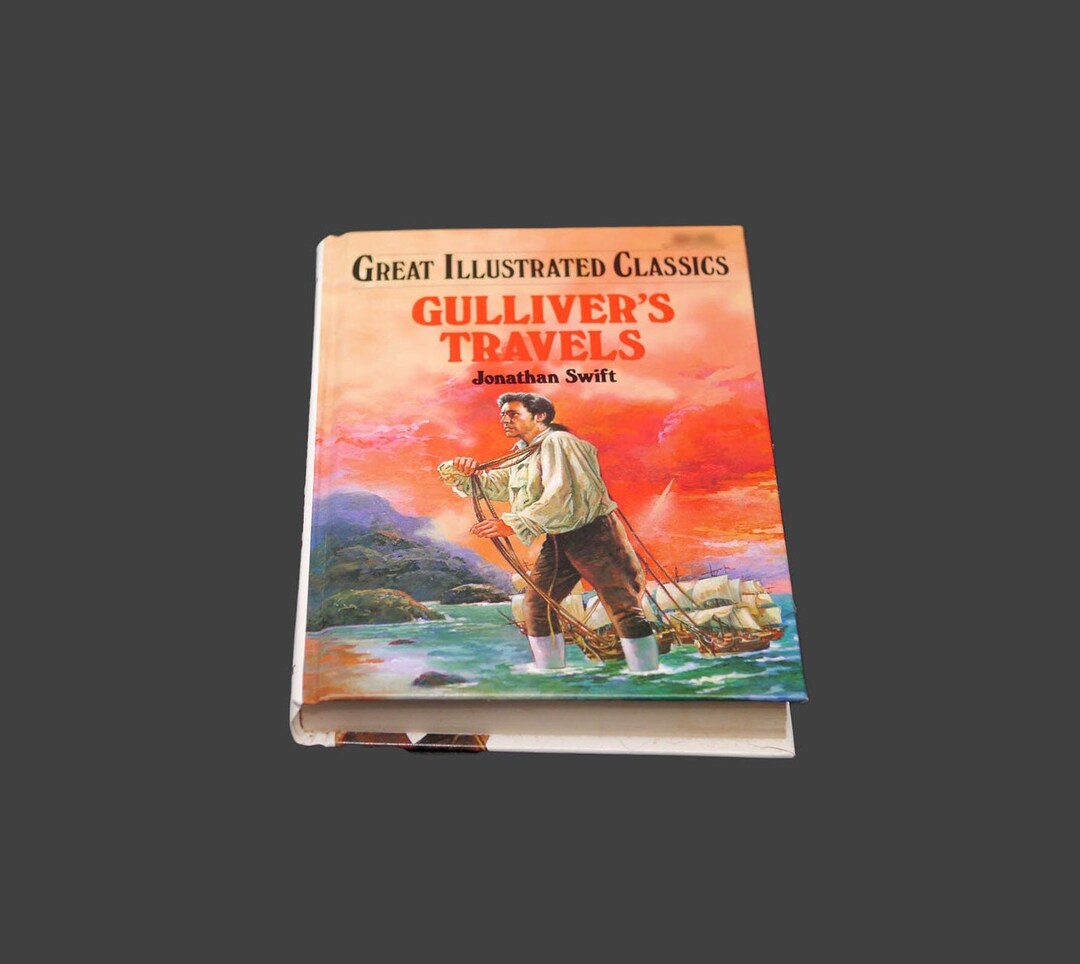 Etsy　Illustrated　Great　日本　Classics　hardcover　Gulliver's　Travels.