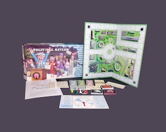 Vintage Political Asylum board game. Windbreaker Entertainment 2000. Complete