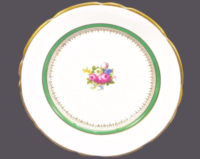 Vintage Royal Stafford 7409 bone china luncheon plate made in England.