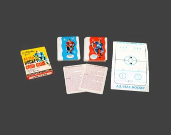 All-Star Hockey Card Game. Walker Press 1962. Kellogg's give away. English and French.