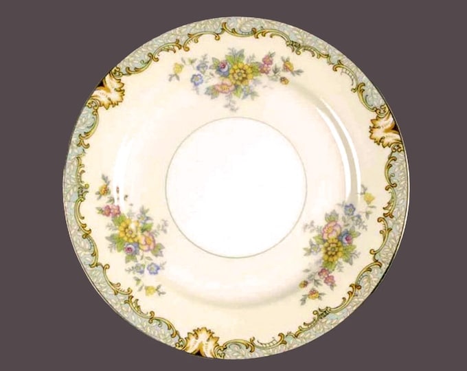 Noritake Lanare bread plate made in Japan. Green verge. Sold individually.