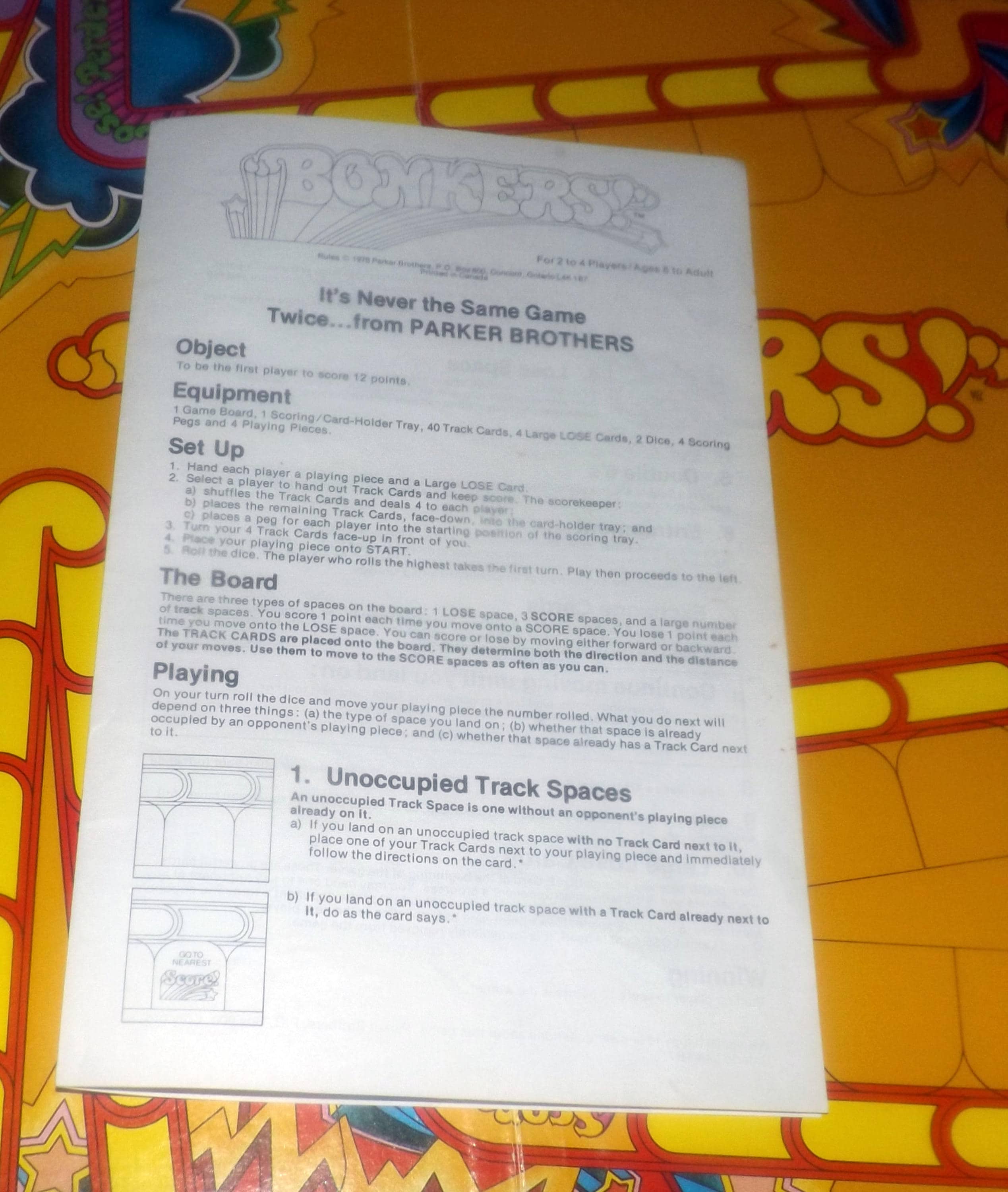 Vintage 1978 Bonkers This Game is Bonkers board game by Etsy