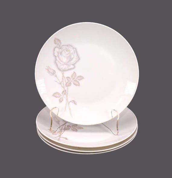 Vintage Rosenthal Classic Rose Salad Plates German Porcelain