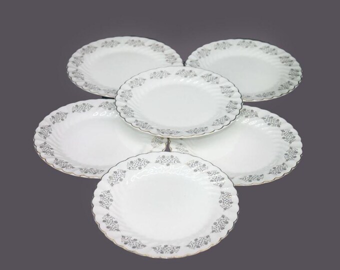 Vintage Johnson Brothers JB569 Sovereign Nocturne salad plates.