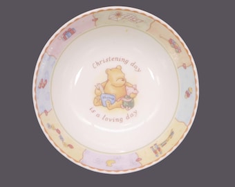 Royal Doulton Winnie the Pooh Christening Collection coupe cereal bowl.