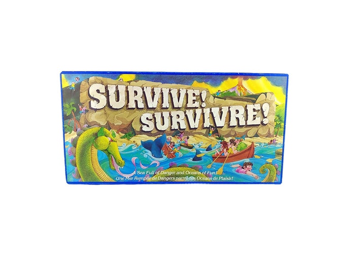 Survive Escape from Atlantis board game. 1982 Parker Brothers.