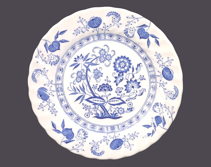 Johnson Brothers Nordic bread, dessert plate made in England. Classic Blue Onion. Sold individually.