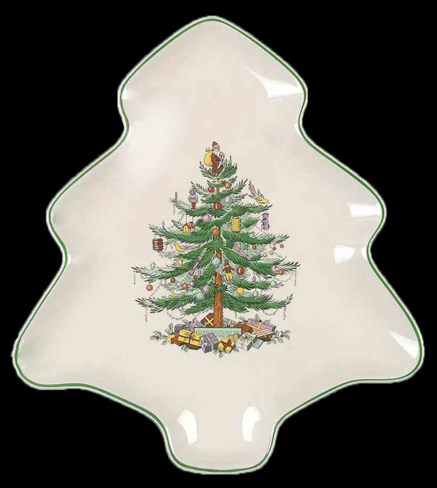Vintage (1986) Spode Christmas Tree S3324 figural treeshaped nut or