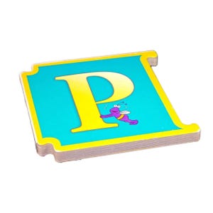 Vintage Sesamstraat-letter P-boek: Zoe's paarse broek, muppets-abcs