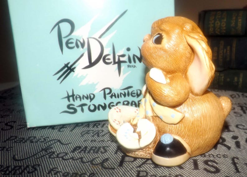 pendelfin rabbit in bed