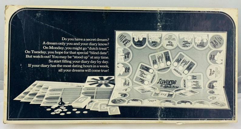 Laverne & Shirley board game by Parker Brothers. Complete. image 7