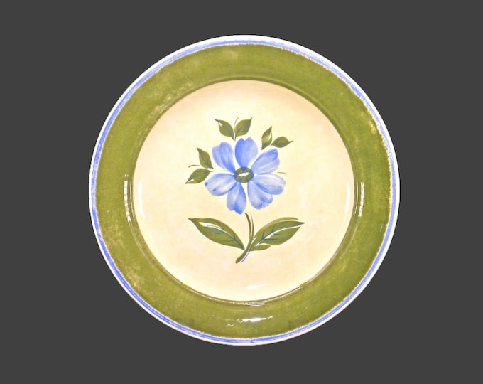 Brunelli Rustico Verde chop plate | service plate | round platter made in Italy.