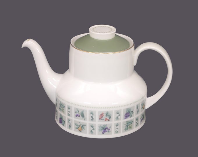 Royal Doulton Tapestry TC1024 four-cup teapot. Bone china made in England. Flaw (see below).