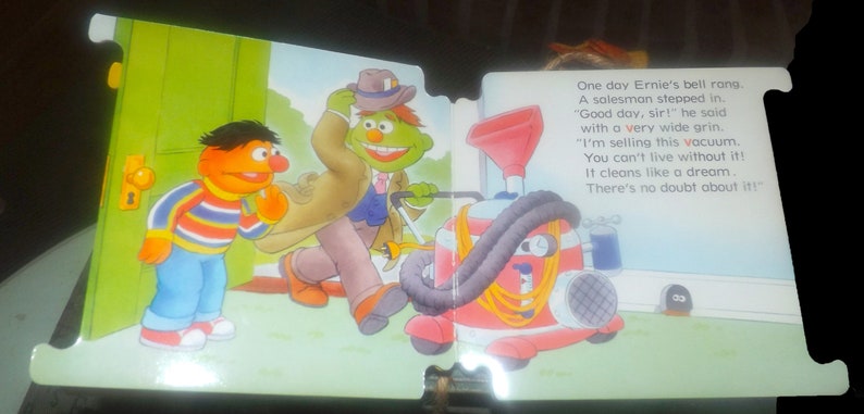 Vintage 1997 CTW Sesame Street Letter V: Ernie and the | Etsy