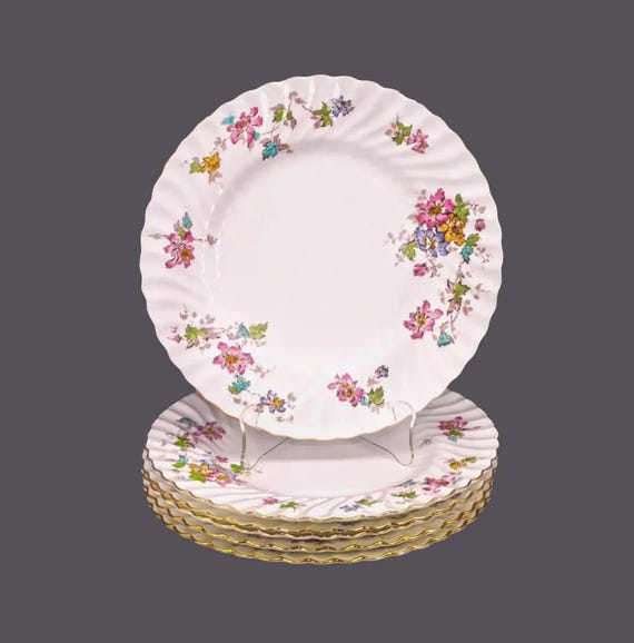 英国製のヴィンテージ ミントン バーモント S-365 ディナー プレート