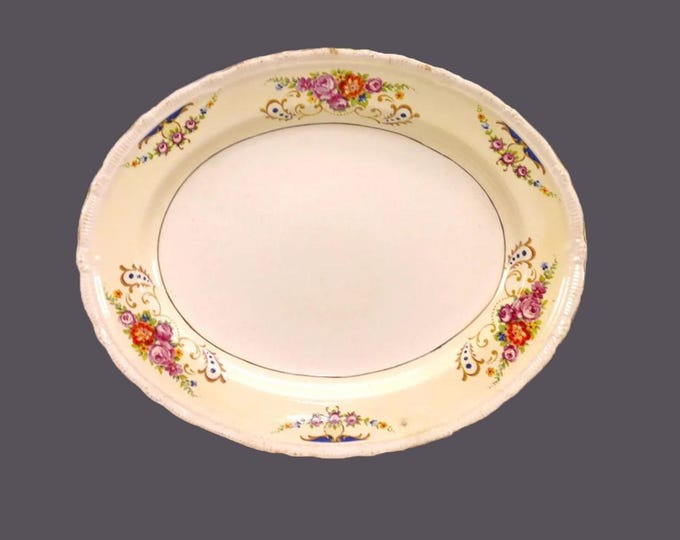 Hollinshead Kirkham | HK Tunstall 2283 oval platter made in England.
